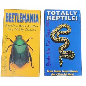 Beetlemania &‎ Totally Reptile - Fun Educational VHS Bundle